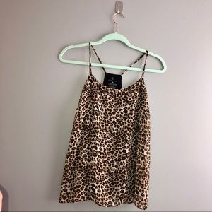 NY & Company Cheetah Top Size XS NWOT